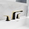 Anzzi 2-Handle 3-Hole Widespread Bathroom Faucet, Matte Black Brushed Gold L-AZ905MB-BG - alternate 5